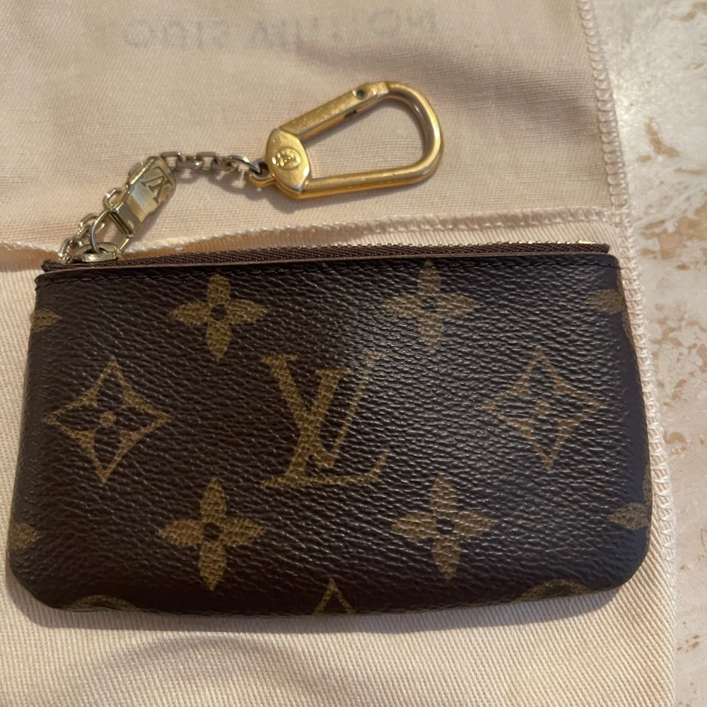 Authentic Louis Vuitton Brown Monogram Pouch